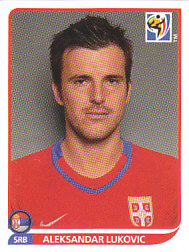 Aleksandar Lukovic Serbia samolepka Panini World Cup 2010 #303